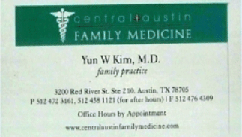 Yun W Kim, M.D. - Family Medicine